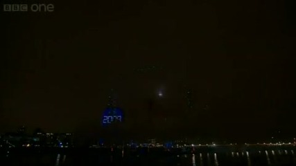 London Fireworks on New Years Day 2008 - New Year Live - Bbc One