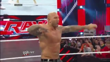 Батиста атакува Алберто Дел Рио - Raw, Jan. 20, 2014
