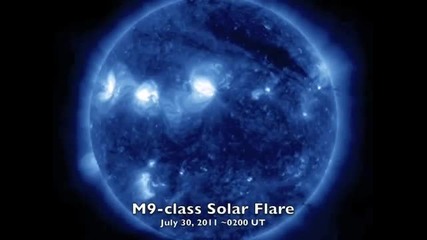 Nasa Sdo - M9-class Solar Flare, July 30, 2011