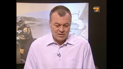 Тодор Христов в студиото на Българи за Рали Дакар 