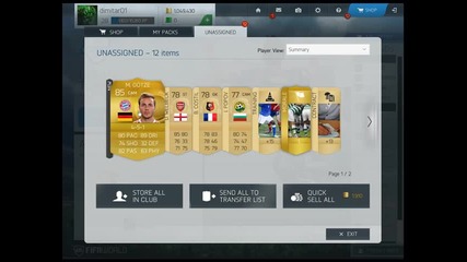 Fifa World Pack Openning 200 000 +++ Coins Невероятни пакети