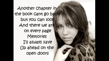 Hannah Montana - I`ll Always Remember You (lyrics) 