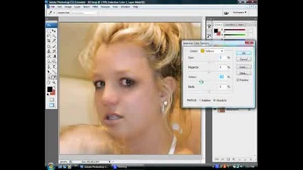 Photoshop Tutorial, Britney Spears Crying