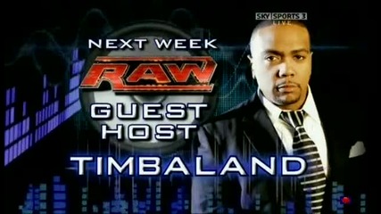 Wwe Raw Next Week Guest Host Timbaland