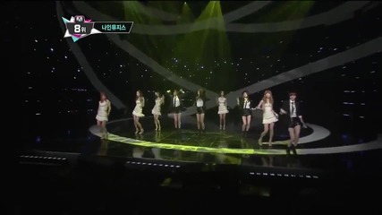 (hd) Nine Muses - Dolls ~ M Countdown (14.03.2013)