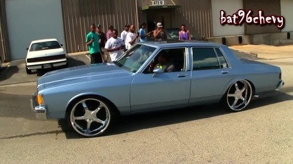 Clean Box Chevy on 24's, Trunk Beating - 1080p Hd