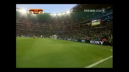 south Africa - Mexico гол на Чабапала 
