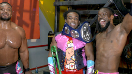 The New Day celebrate their SmackDown Tag Team Title victory: WWE.com Exclusive, Sept. 12, 2017