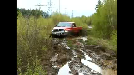 my dodge ram in mud