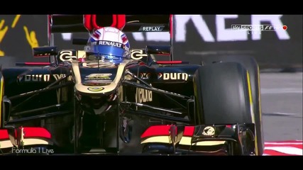 F1 Гран при на Монако 2013 - Grosjean на Fp1 [забавен каданс][hd]