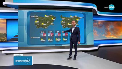 Прогноза за времето (12.07.2025 - обедна емисия)