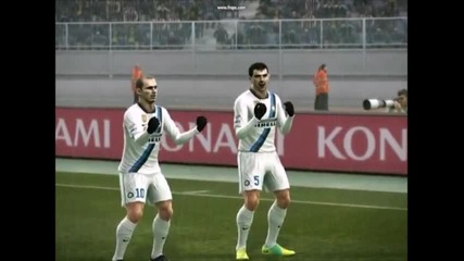 Компилация от голове Pro Evolution Soccer 2012