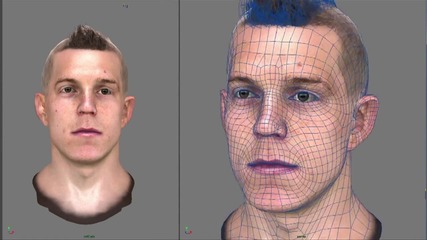 Fifa 14 _ Liverpool 3d Team Head Scan