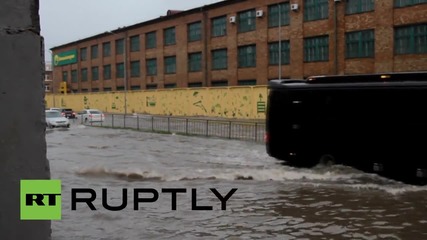 Russia: Severe floods swamp Vladivostok