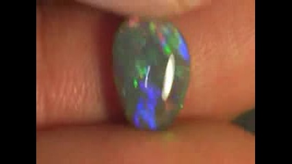 Blue - Green Black Crystal Opal 1.05ct