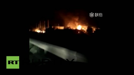 China: Explosion at chemical warehouse in Shandong province