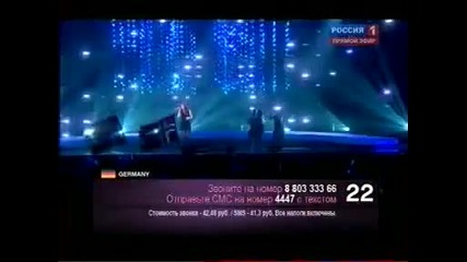 The winner of Eurovision 2010 (final) Lena Meyer Landrut (germany) Satellite 