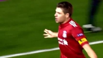 Liverpool vs Napoli (gerrard Hattrick)