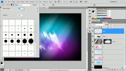 Photoshop Цветна Aurora