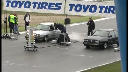 Vw Golf vs. Vw Corrado - German Racewars