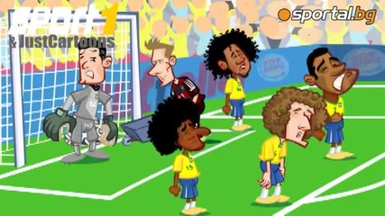 Смешна Анимация Бразилия - Германия 1:7