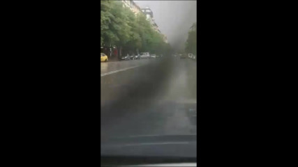 Силен дъжд в София