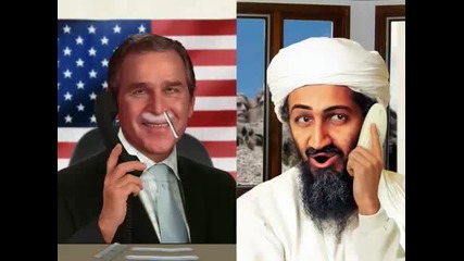 George Bush,  Osama Bin Laden : Изключително забавна пародия 4