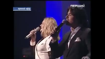 Владимир Ткаченко и Наталья Бучинская - Поцелуй меня /превод/