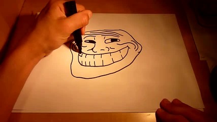 Как се рисува Troll Face ...