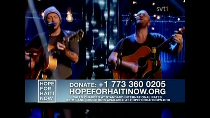Coldplay - A Message (live Hope For Haiti 2010) 