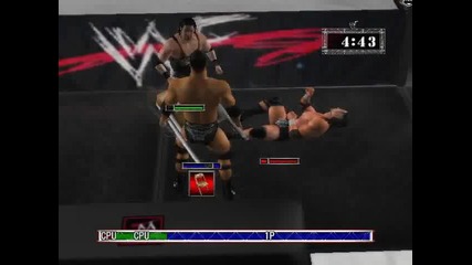Match 2-the Rock vs Hhh and X-pack