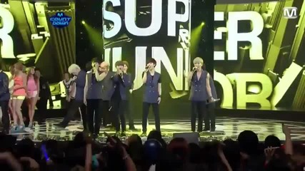 Today's Winner - Super Junior @ M!countdown (19.07.2012)