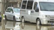 Авария наводни коли пред блок в софийския квартал "Лагера"