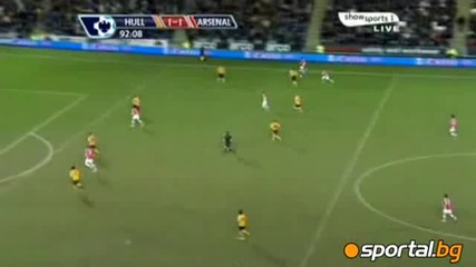 Hull city - Arsenal 1 : 2 [ 13.03.10 ]