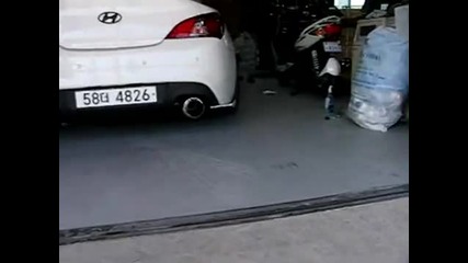 Genesis Coupe with Tanabe Medalion Exhaust 