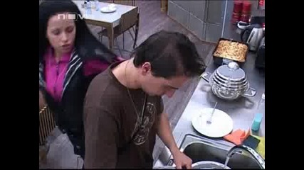 Скандала между Елеонора и Давид - Big Brother Family 16.04.2010 