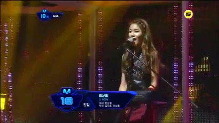 (hd) Aoa - Elvis ~ M Countdown (16.08.2012)