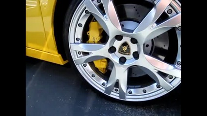 Yellow Lamborghini Gallardo Spyder 