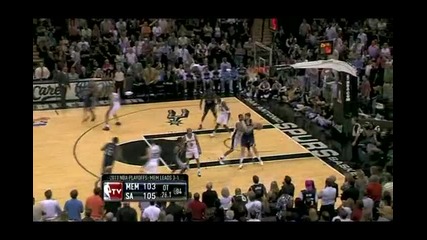 Nba Playoffs 2011 First Round Game 5: Memphis Grizzlies @ San Antonio Spurs 103 - 110
