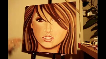 Ashley Tisdale Painting