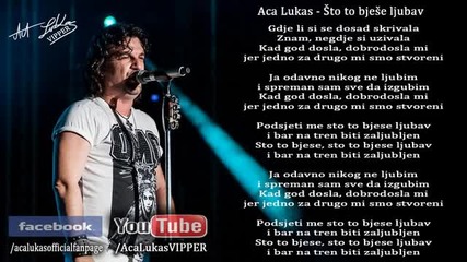 Aca Lukas - Sto to bjese ljubav - (Audio - Live 1999)