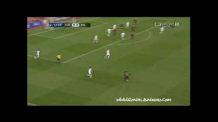 Ronaldinho skills (elastico) vs zurich 