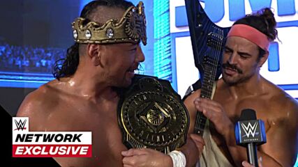 King Nakamura celebrates becoming Intercontinental Champion: Aug. 13, 2021