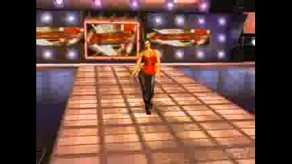 Candice Entrance Raw Vs Smackdown 2008