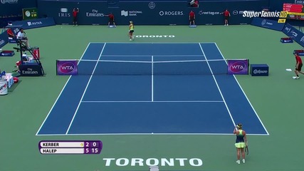 Simona Halep vs Angelique Kerber Toronto 2015 Set-1