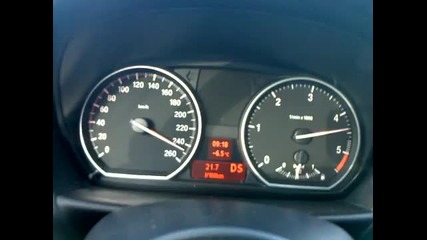 Bmw 123 d sport coupe from 0 to 260