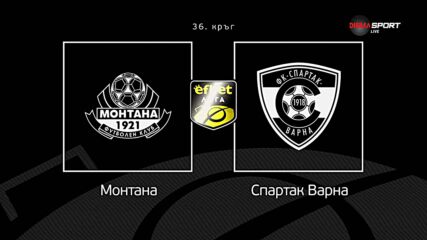 Преди кръга: Монтана - Спартак Варна