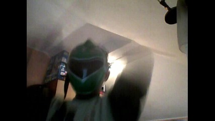 Kid turns to power ranger