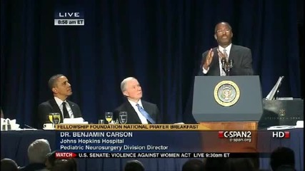 вайръл: д-р Бен Карсън с реч пред Барак Обама