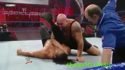 Big Show Chokeslams The Great Khali - Hd Backlash 2008